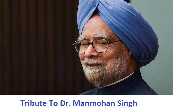 Tribute To Dr. Manmohan Singh Former Pri...